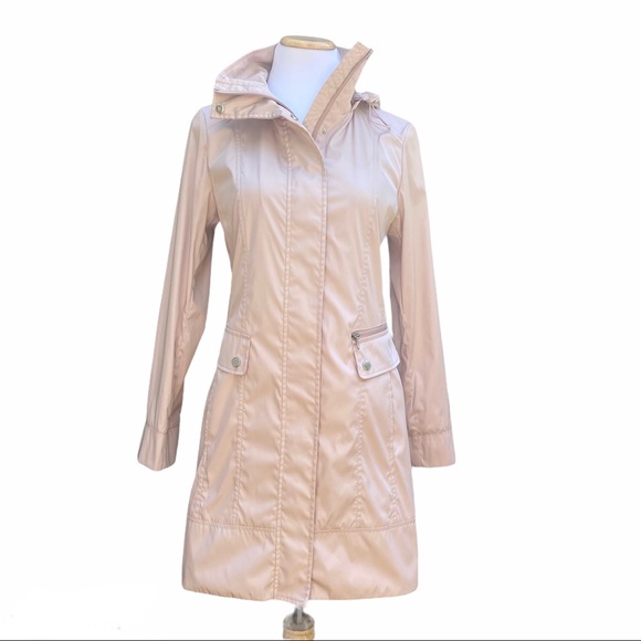 Cole Haan Longline Packable Raincoat - Picture 7 of 12